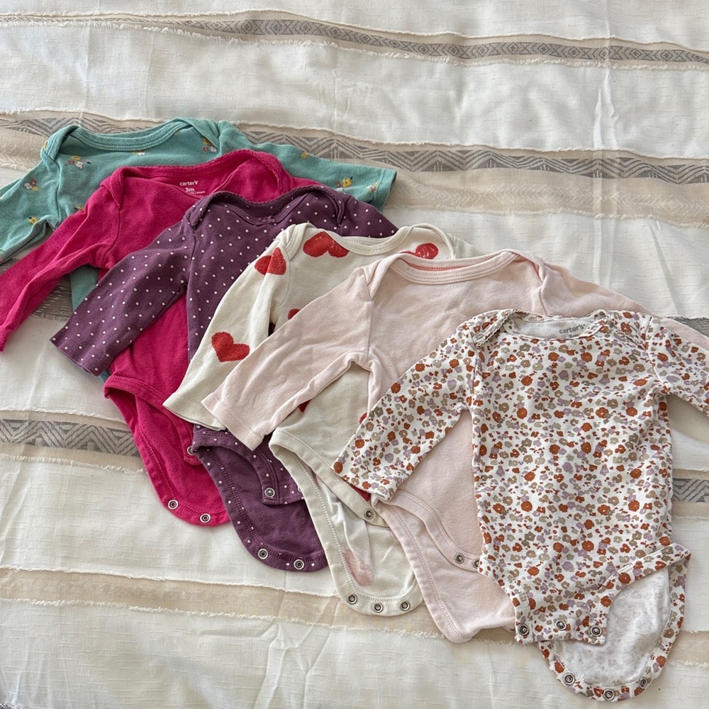 Colorful Baby Onesies Set